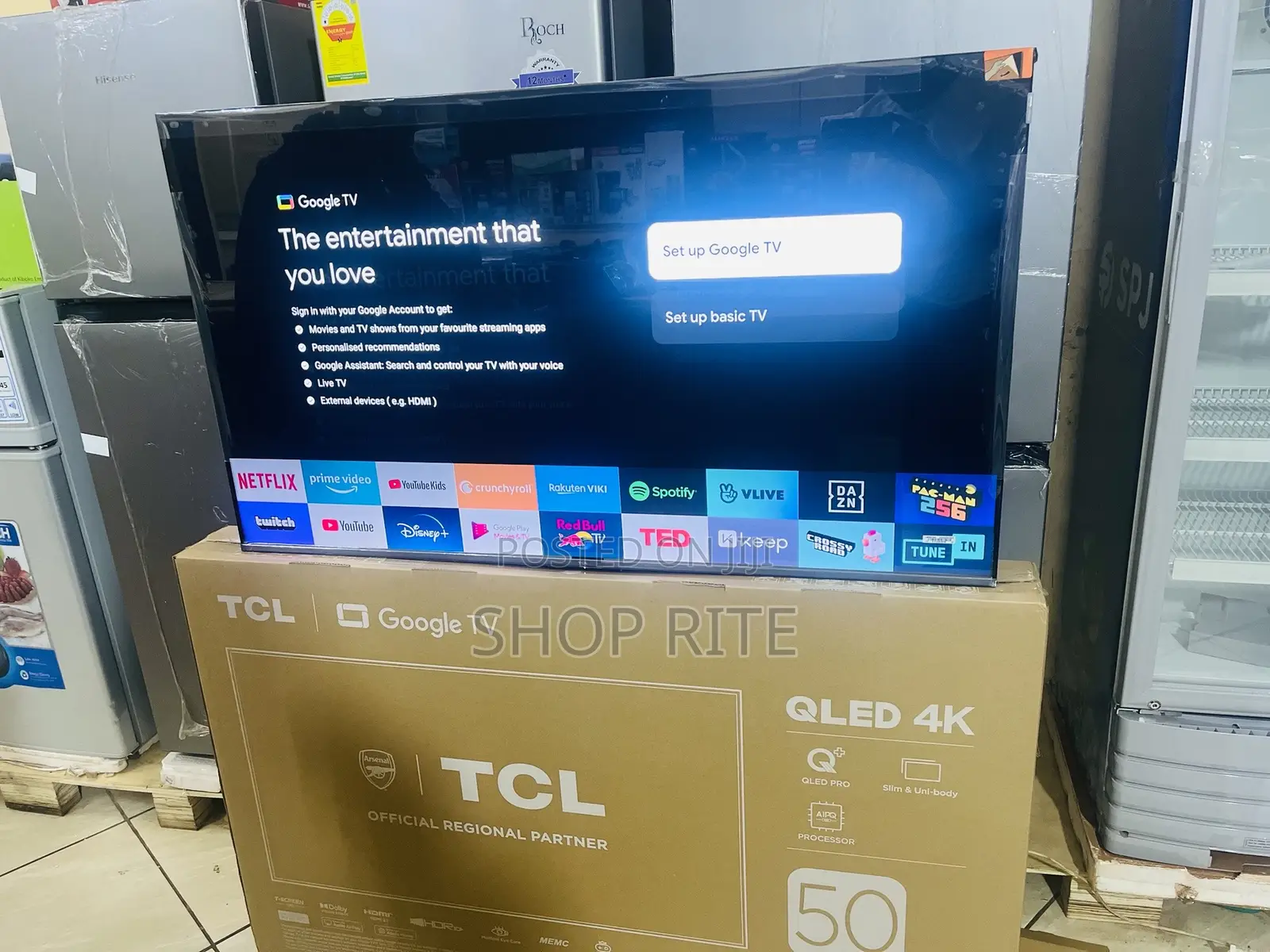 TCL Qled 50 Inches Smart TVS
