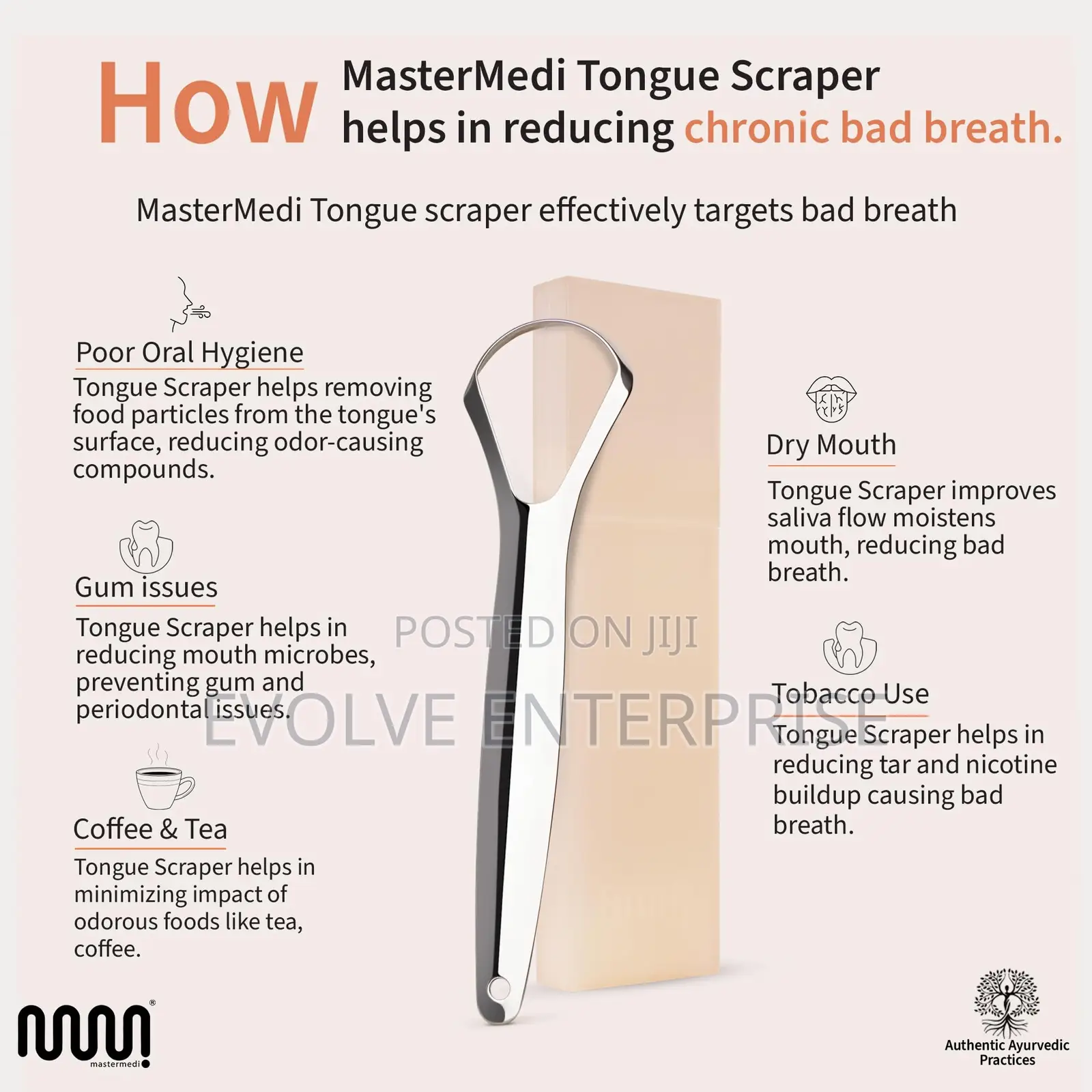 Stainless Steel Tongue Scraper