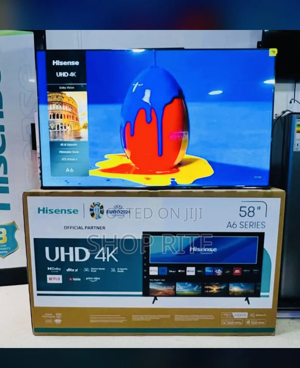Hisense 58 Inches Smart Uhd