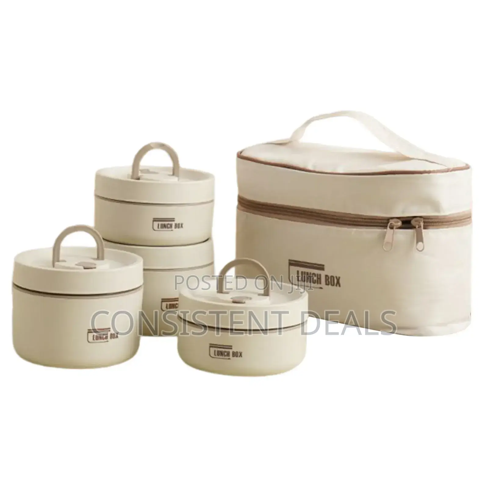 Portable 4 Container Lunch Box