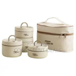 Portable 4 Container Lunch Box