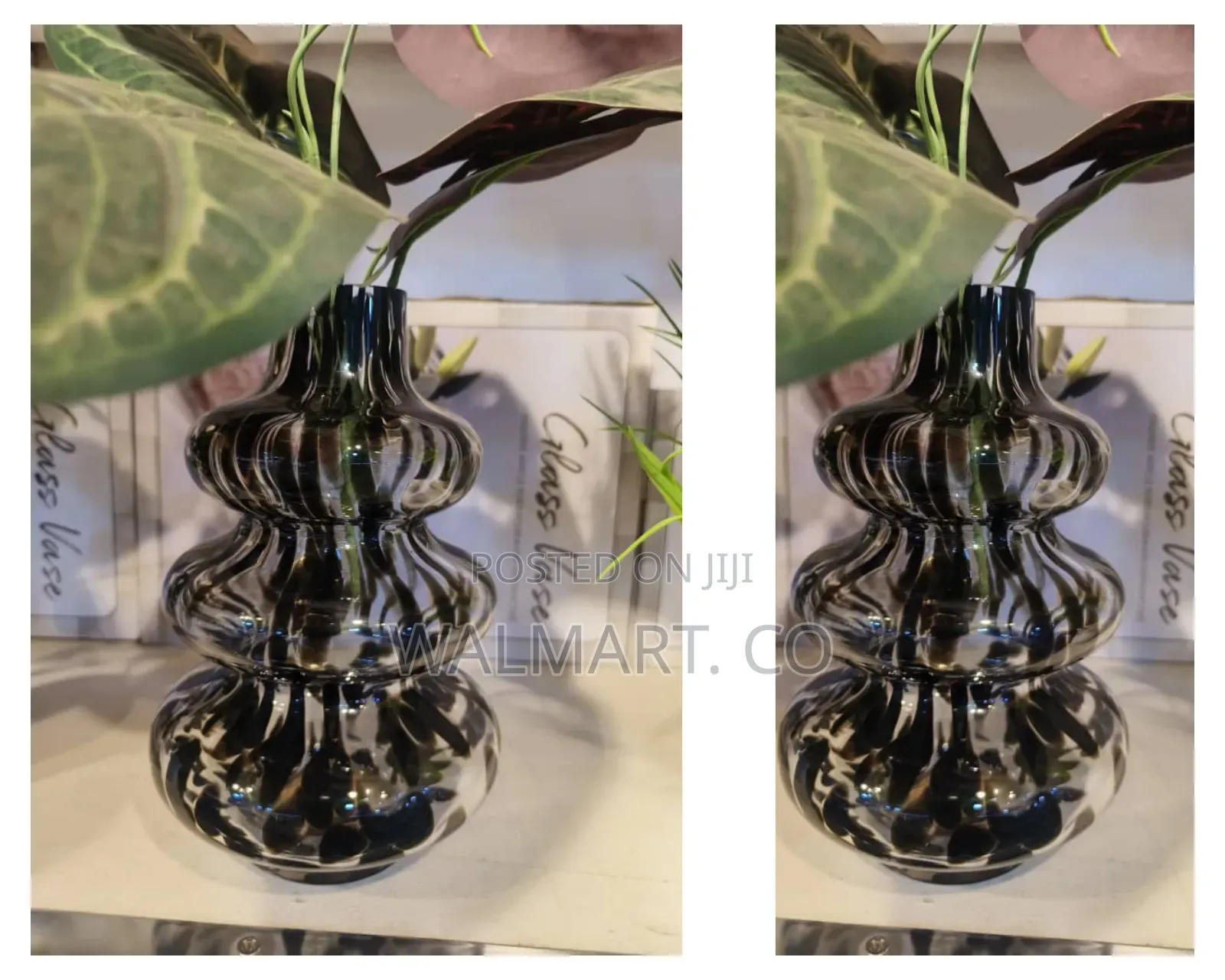 Round Flower Glass Vase