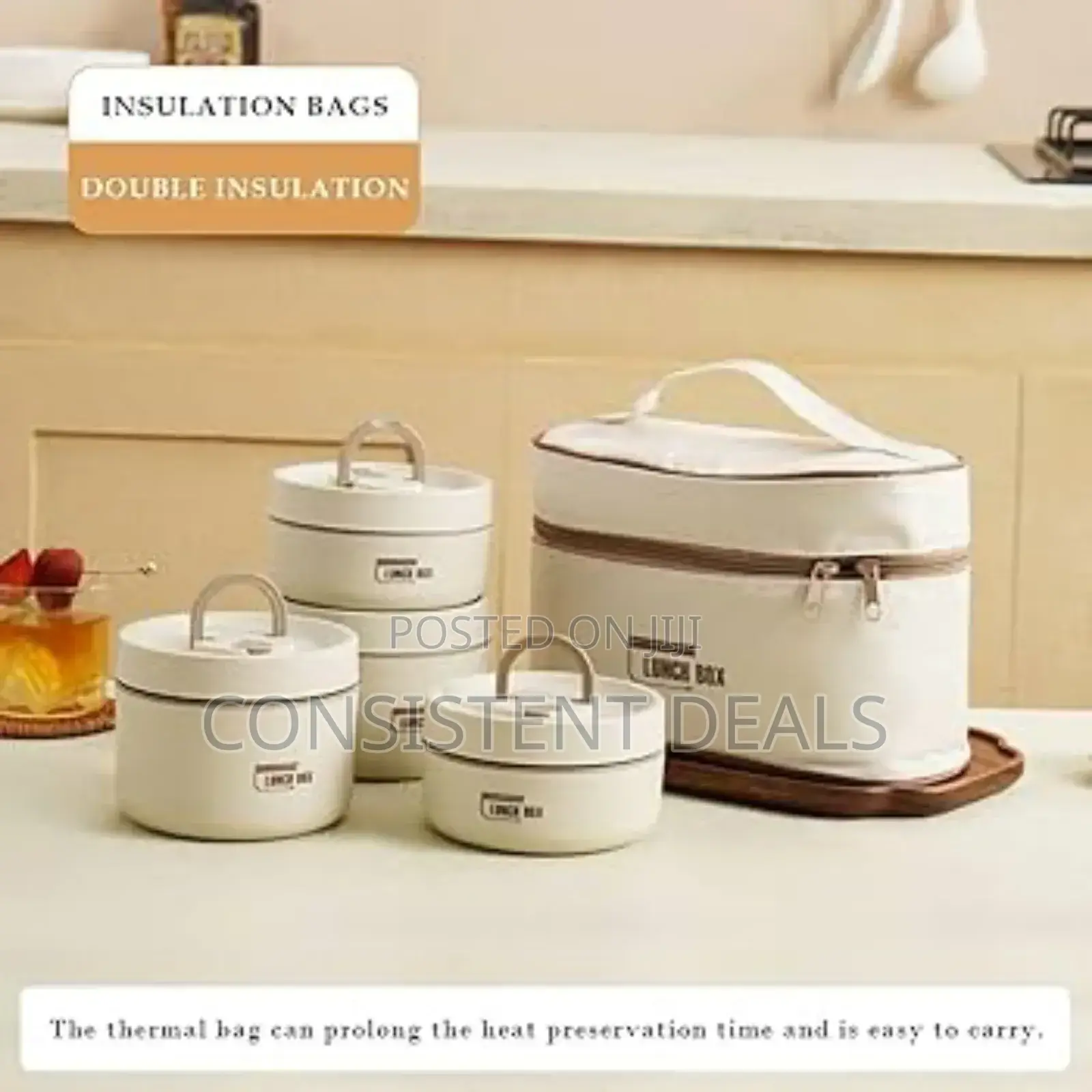 4 Pack Thermal Lunch Box