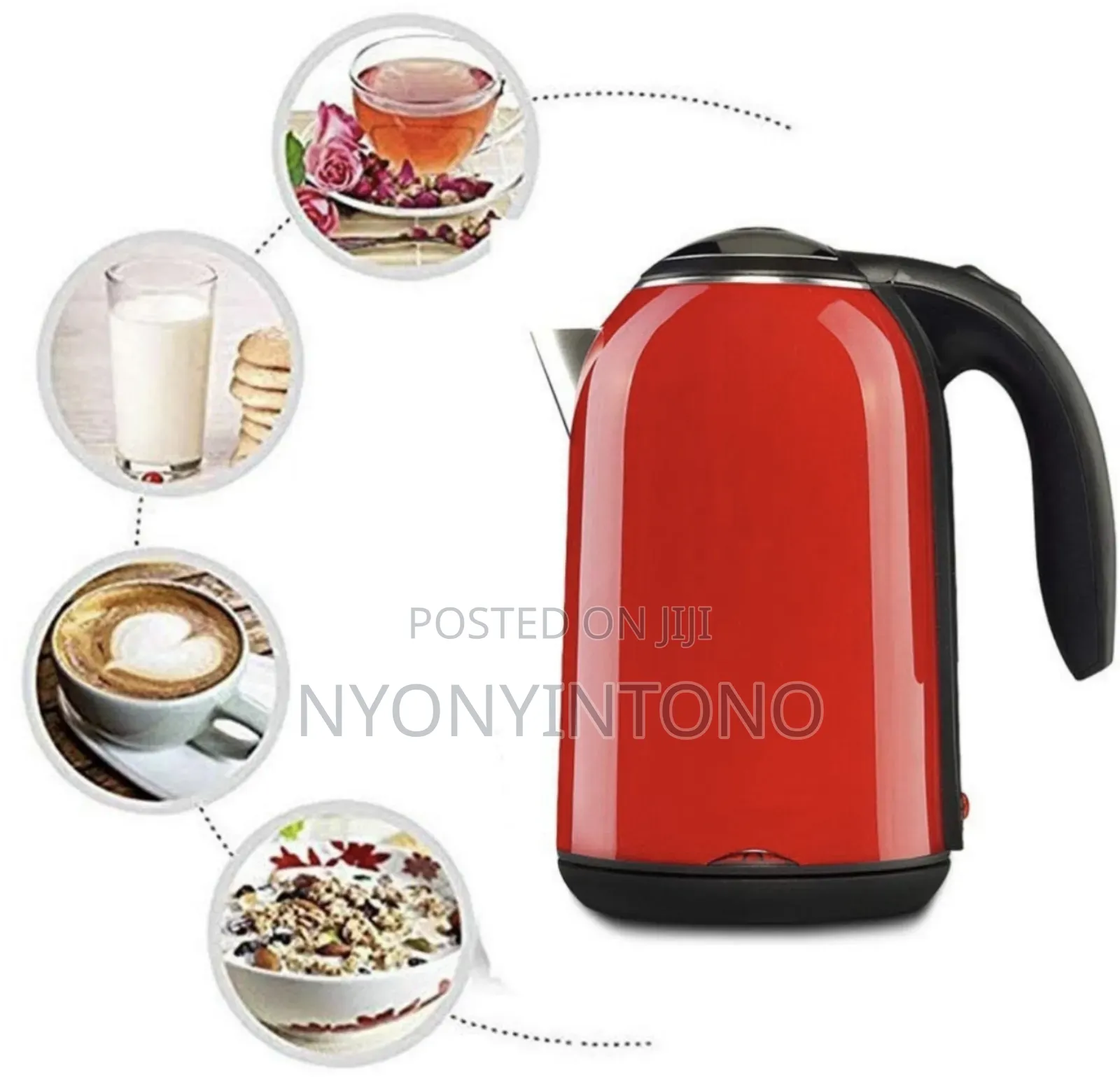 Geepas High-Quality Double Layer Electric Kettle GBK 38013