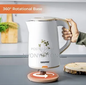 Geepas 2l Double Layer Top-Quality Electric Kettle GBK 6142