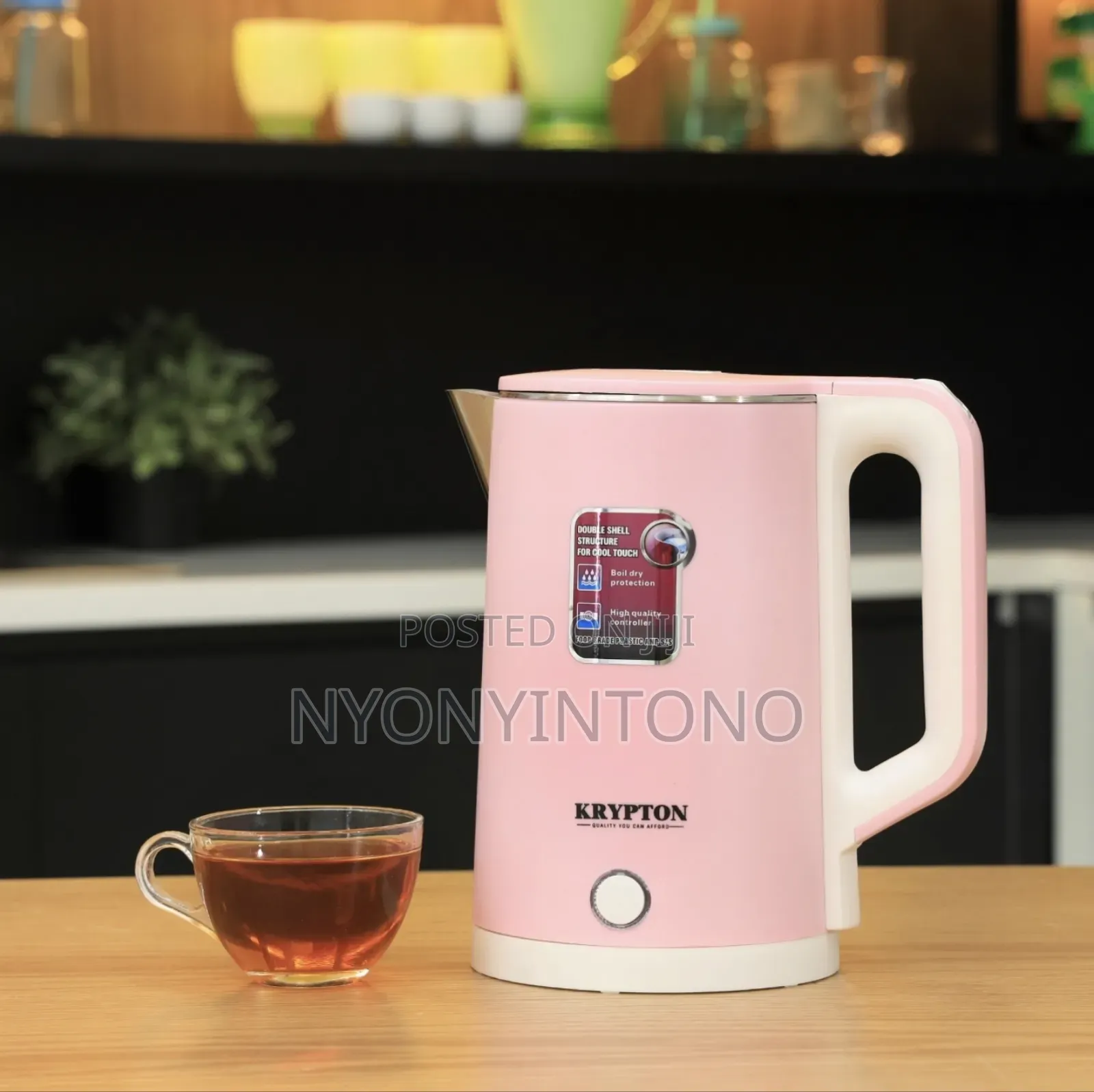 Krypton High-Quality Double Layer Electric Kettle