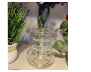 Round Transparent Flower Vase