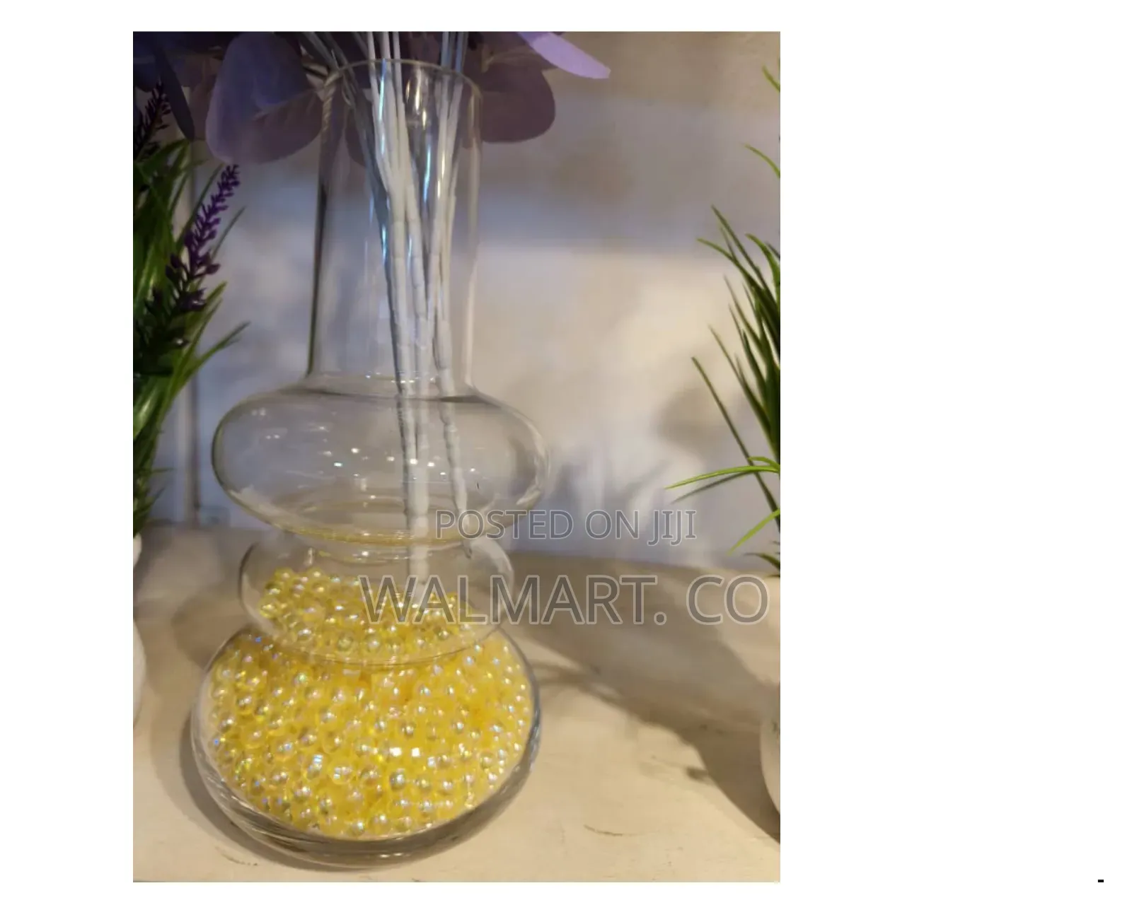 Round Transparent Flower Vase