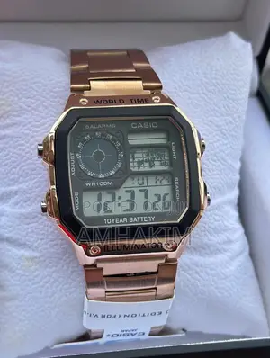 Classic Men's Casio Illuminator Digital Metal Strap Watch