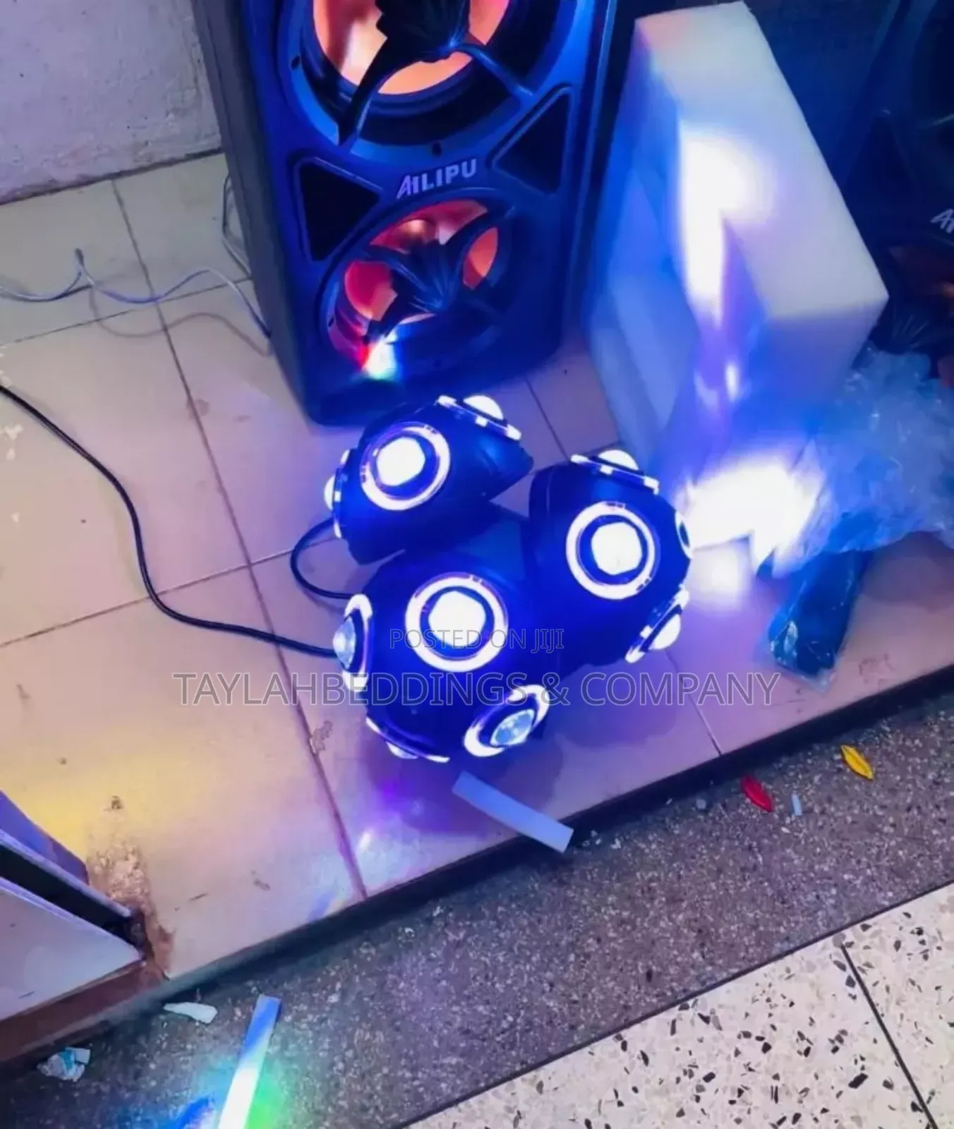 Three Head Moving Led Disco Light