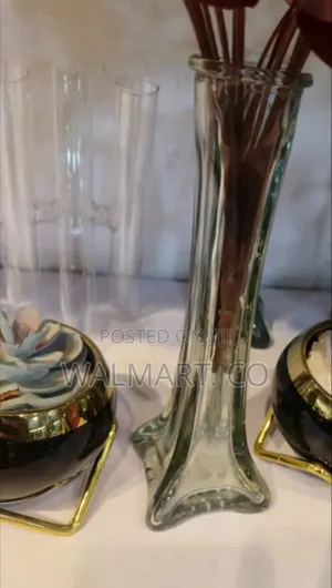 Clear Decorations Glass Flower Vase