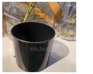 Vintage Black Flower Vase