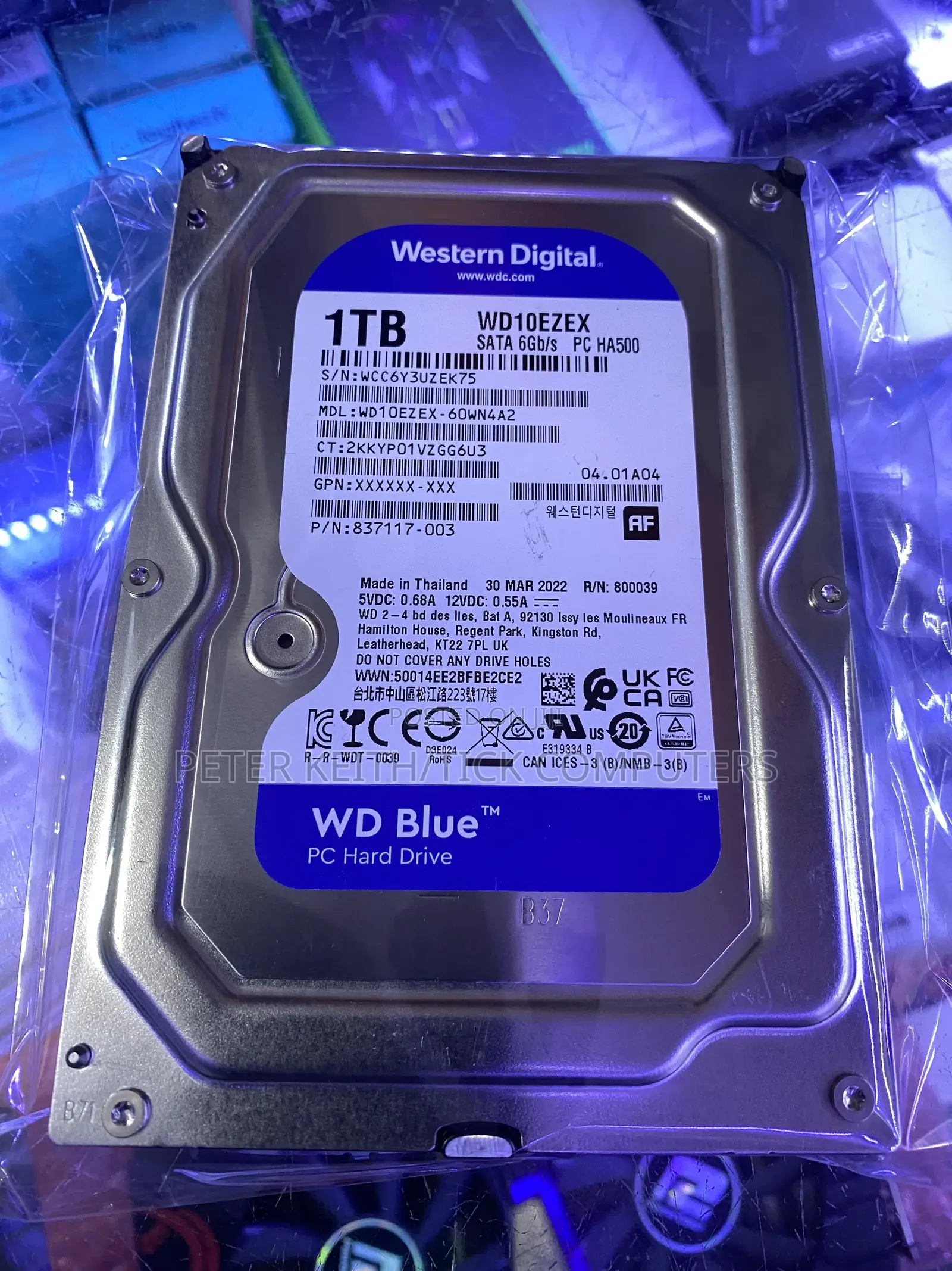 Desktop and Laptop Hard Drives and SSDS