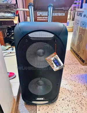 Jazz Dual 15′′ Amplified Public Address Speaker Rechargeable