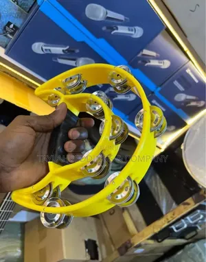 Double Row Tambourine Metal Jingles H Held Percussion Drum