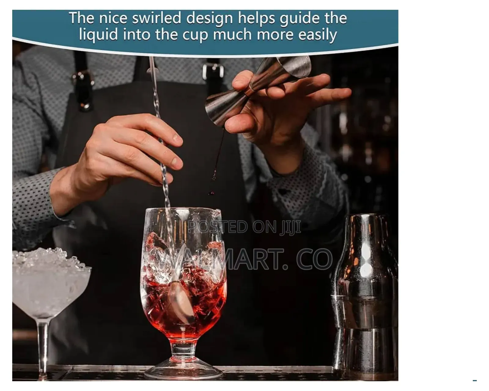 Stainless Steel Silver Bar Spoon With Fork