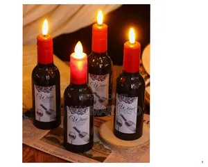 12 PCS Wine Shape Led Candles