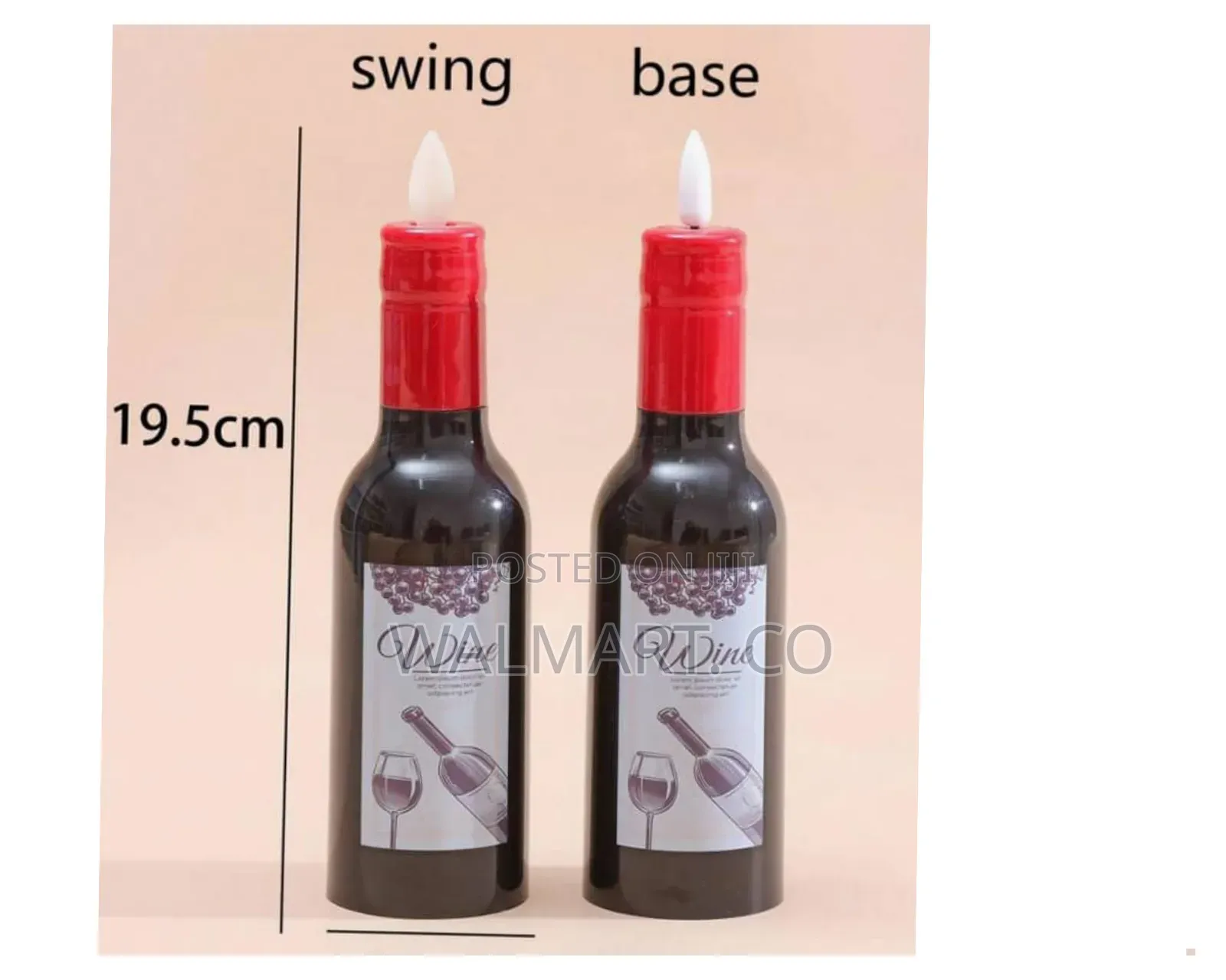 12 PCS Wine Shape Led Candles