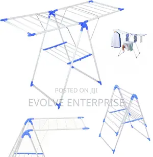 Multifunctional 2 Tier Collapsible Clothes Drying Rack