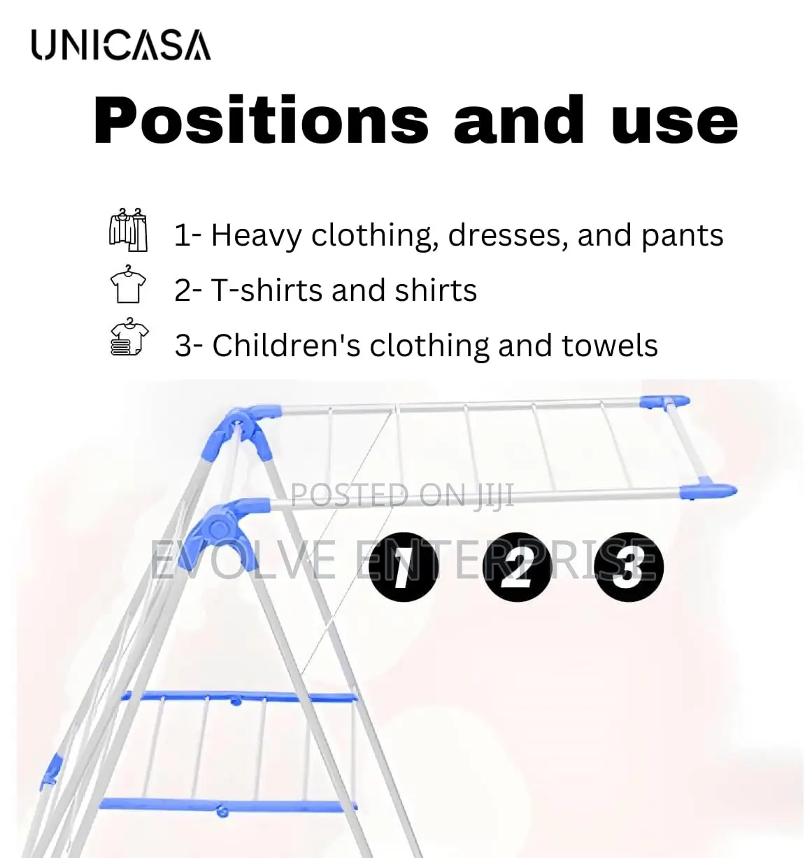 Multifunctional 2 Tier Collapsible Clothes Drying Rack