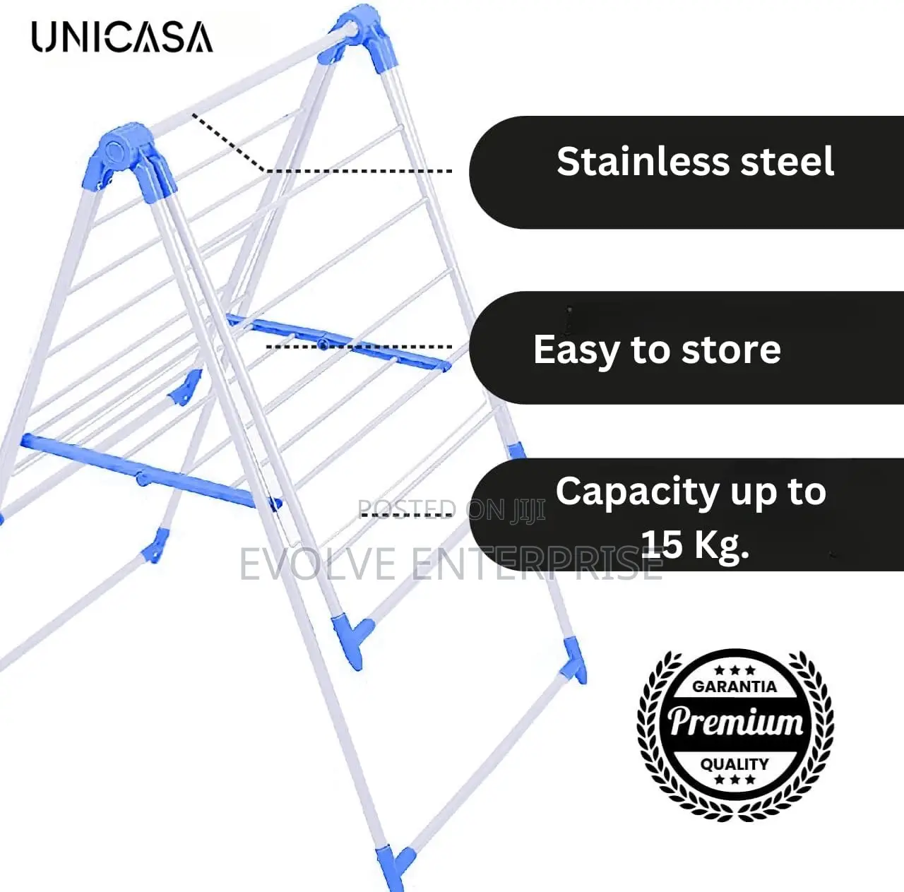 Multifunctional 2 Tier Collapsible Clothes Drying Rack