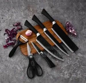 6pcs Professional Stainless Steel Chef Knife Set