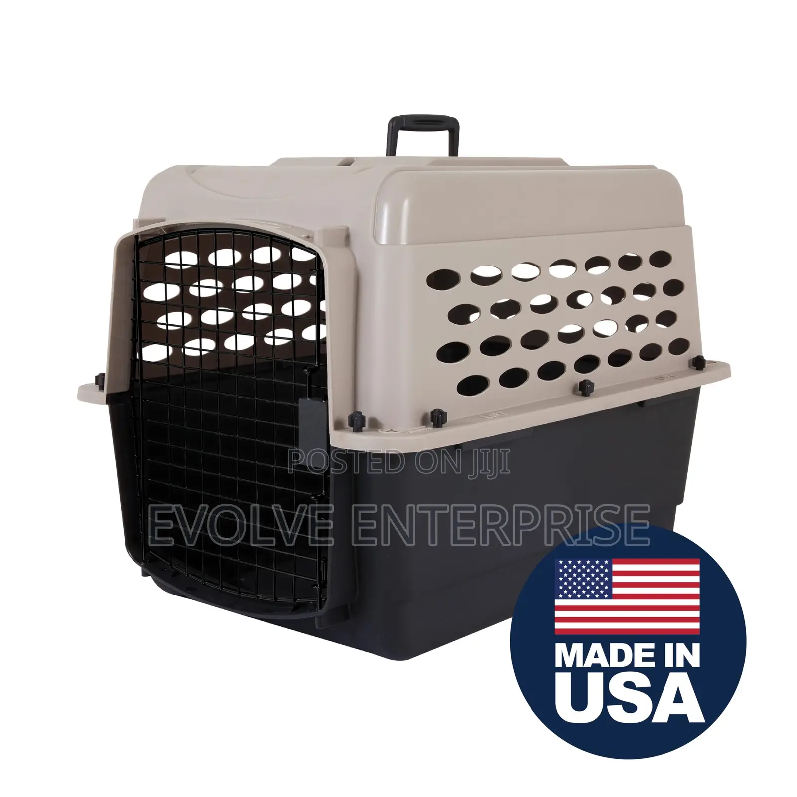 Dog Kennel Plastic Portable Travel Crate