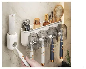 Wall Mounted Toothbrush Holder