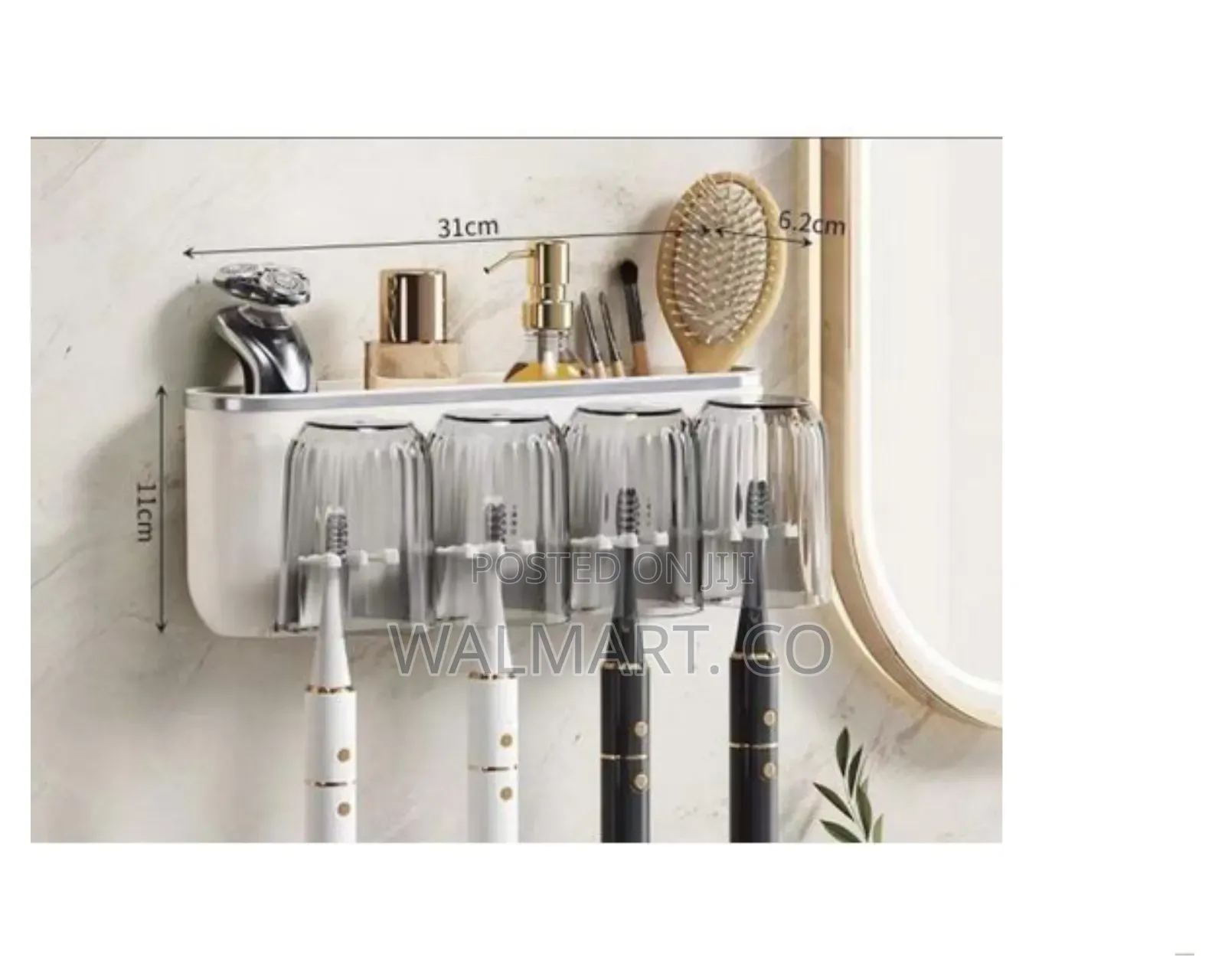 Wall Mounted Toothbrush Holder
