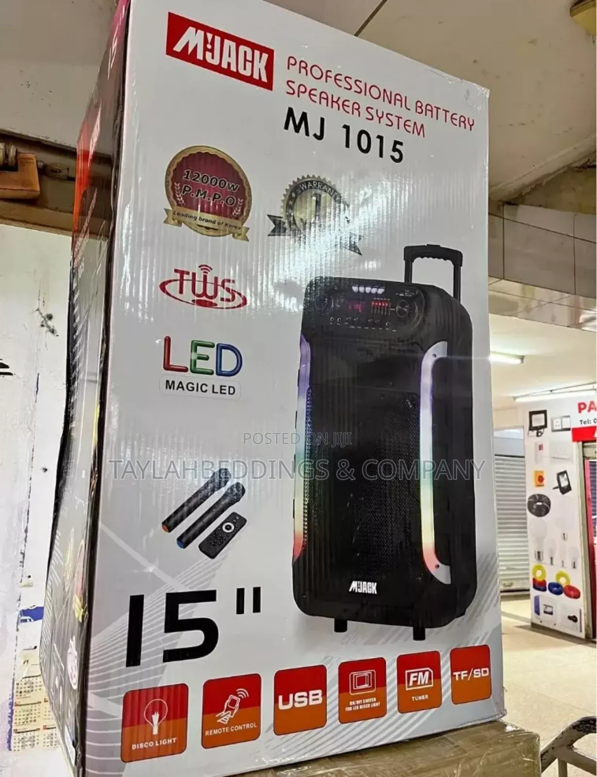 Mjack Rechargeable Speaker System With 2 Microphones