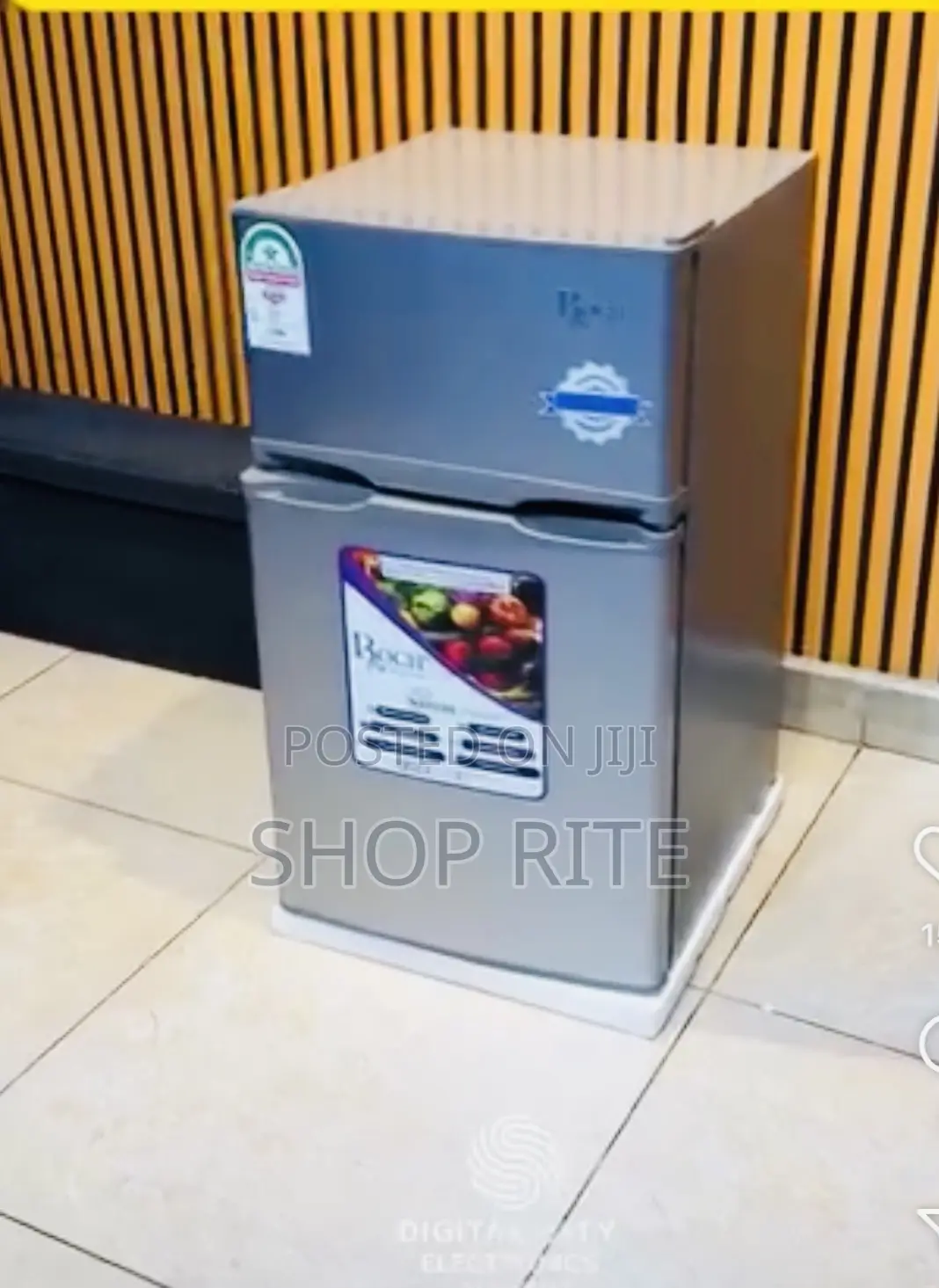 Roch 125 Liters Double Door Refrigerator