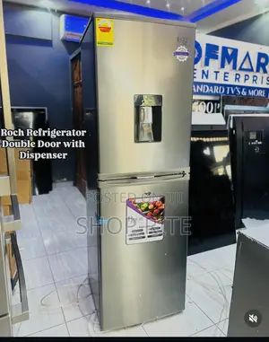 Roch 290 Liters Double Door With Dispenser Bottom Freezee