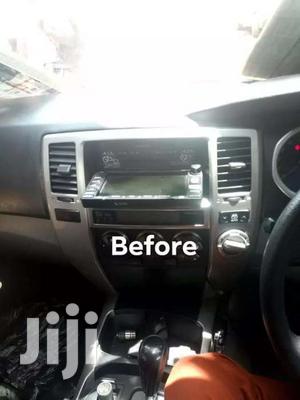Car Radio Installation In Hilux Surf New Model.