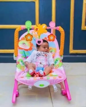 Musical Baby Rocker Swing Pink
