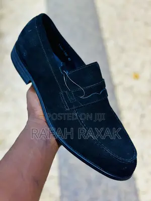 Original Men’S Classic Renato Castello Black Suede Loafers