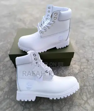 Original Super Classic White Timberland Premium 6-inch Boots