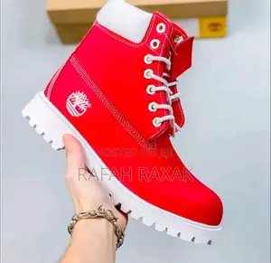 Original Classic Men’S Red/White Timberland 6 Inch Boots