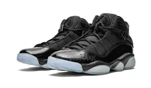 Nike Air Jordan 6 Rings Black And Ice Basketball Sneakers