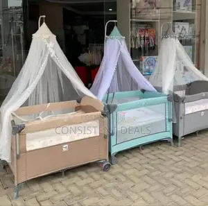 Baby Travel Cot Bed With Mosquito Net