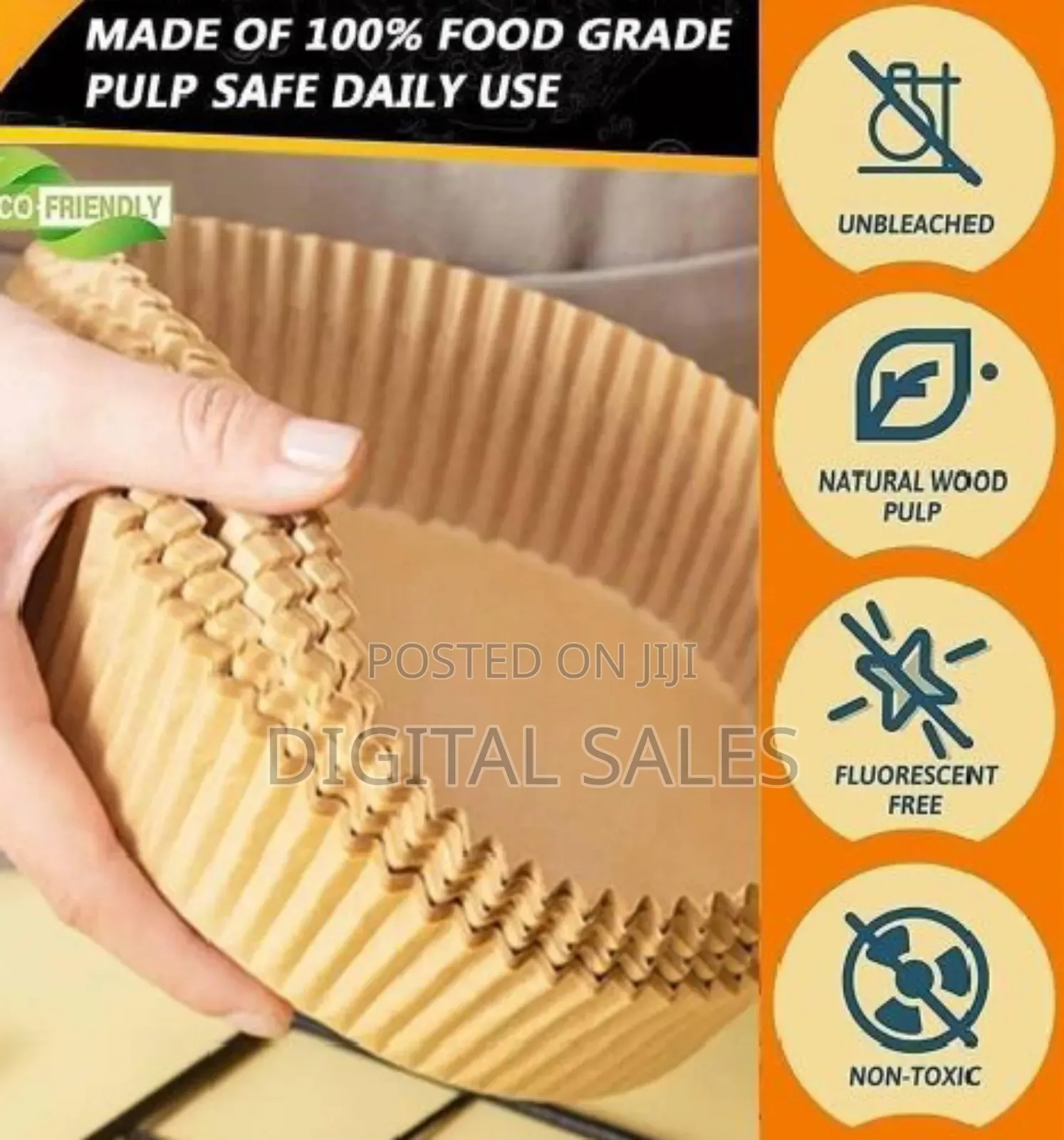 Air Fryer Parchment Paper Liners
-Round