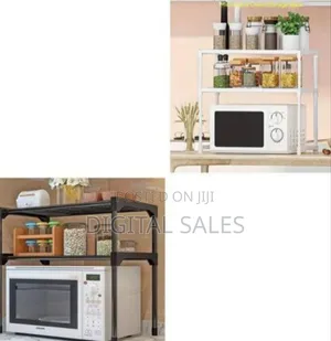 Metallic Microwave Stand