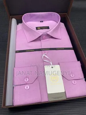 Thomas Mason Pink Long Sleeved Shirt