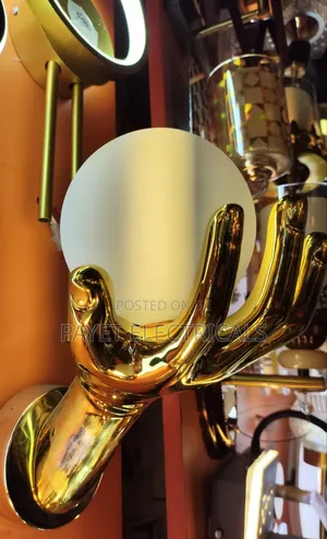 Golden Arm Unique Wall Light