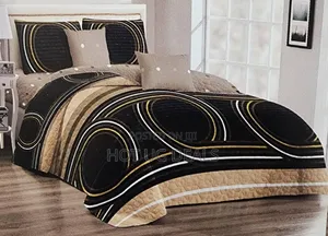 6x6 4pc Bedspread Set With 1bedsheet, 2 Pillowcases & Duvet