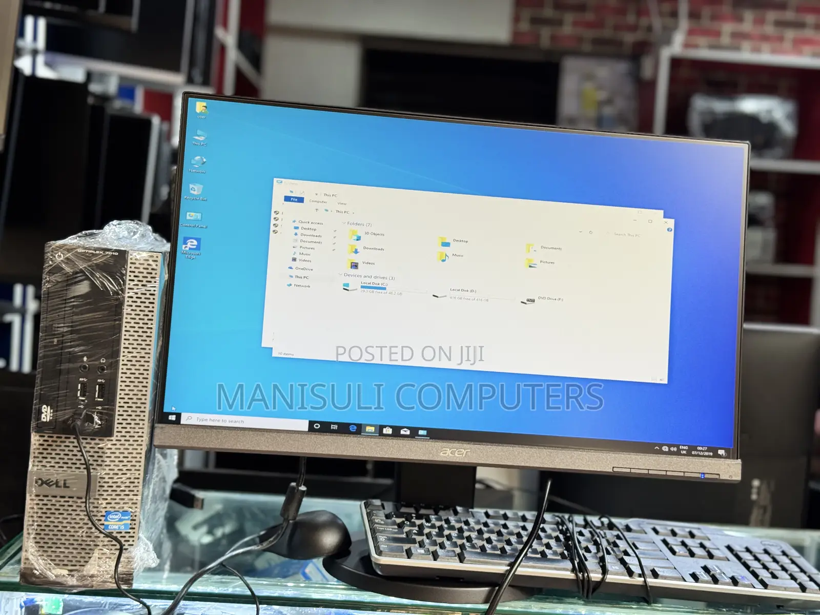 Desktop Computer Dell 4GB Intel Core I5 HDD 500GB