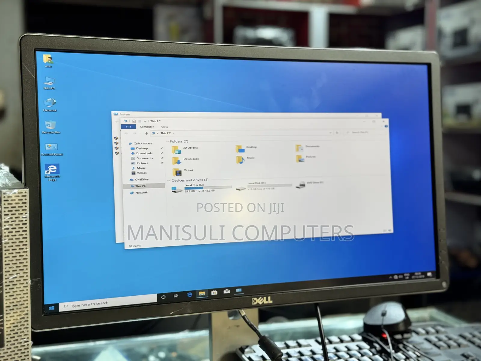 Desktop Computer Dell OptiPlex 7040 8GB Intel Core I5 HDD 500GB