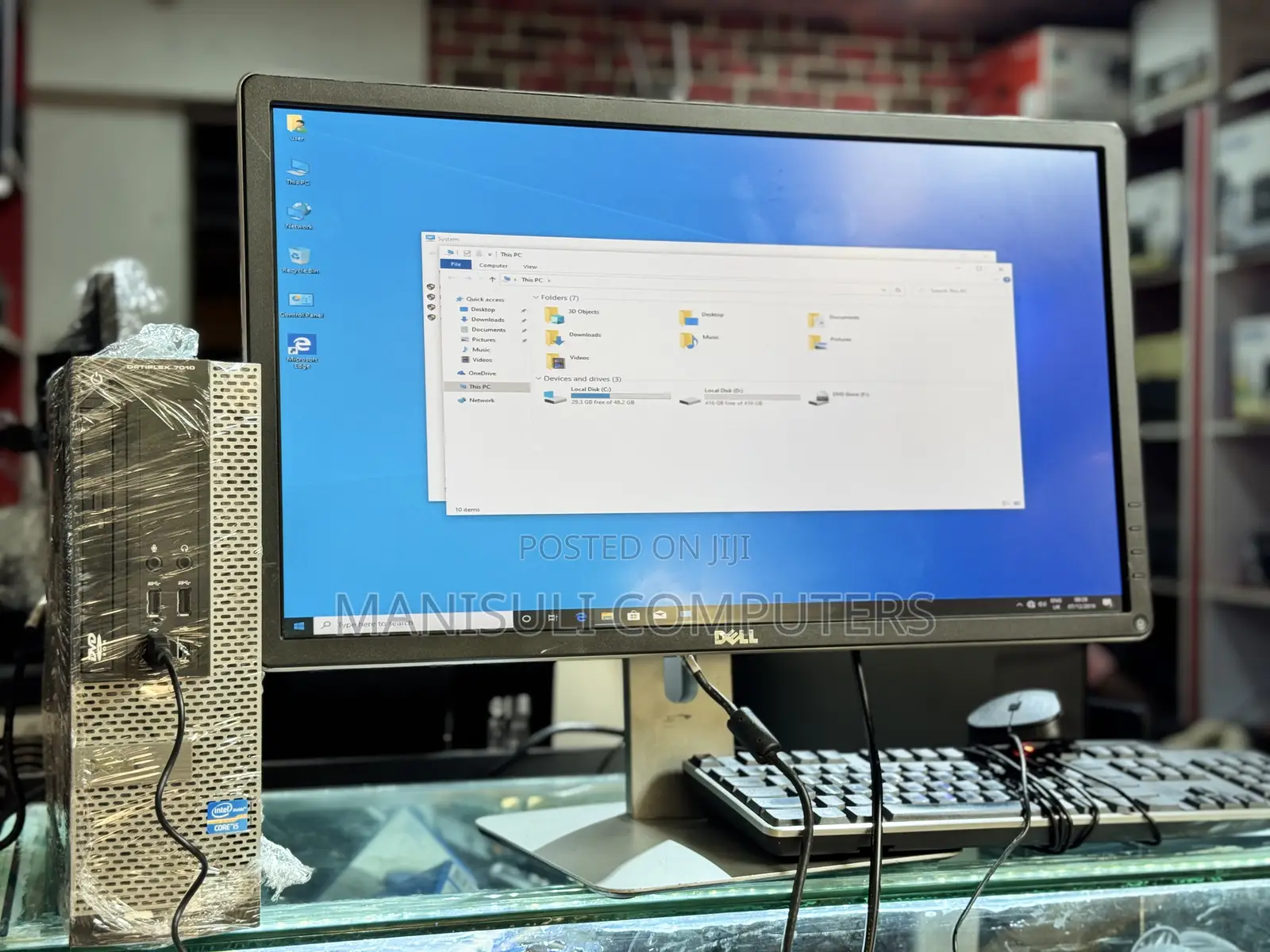Desktop Computer Dell OptiPlex 7040 8GB Intel Core I5 HDD 500GB