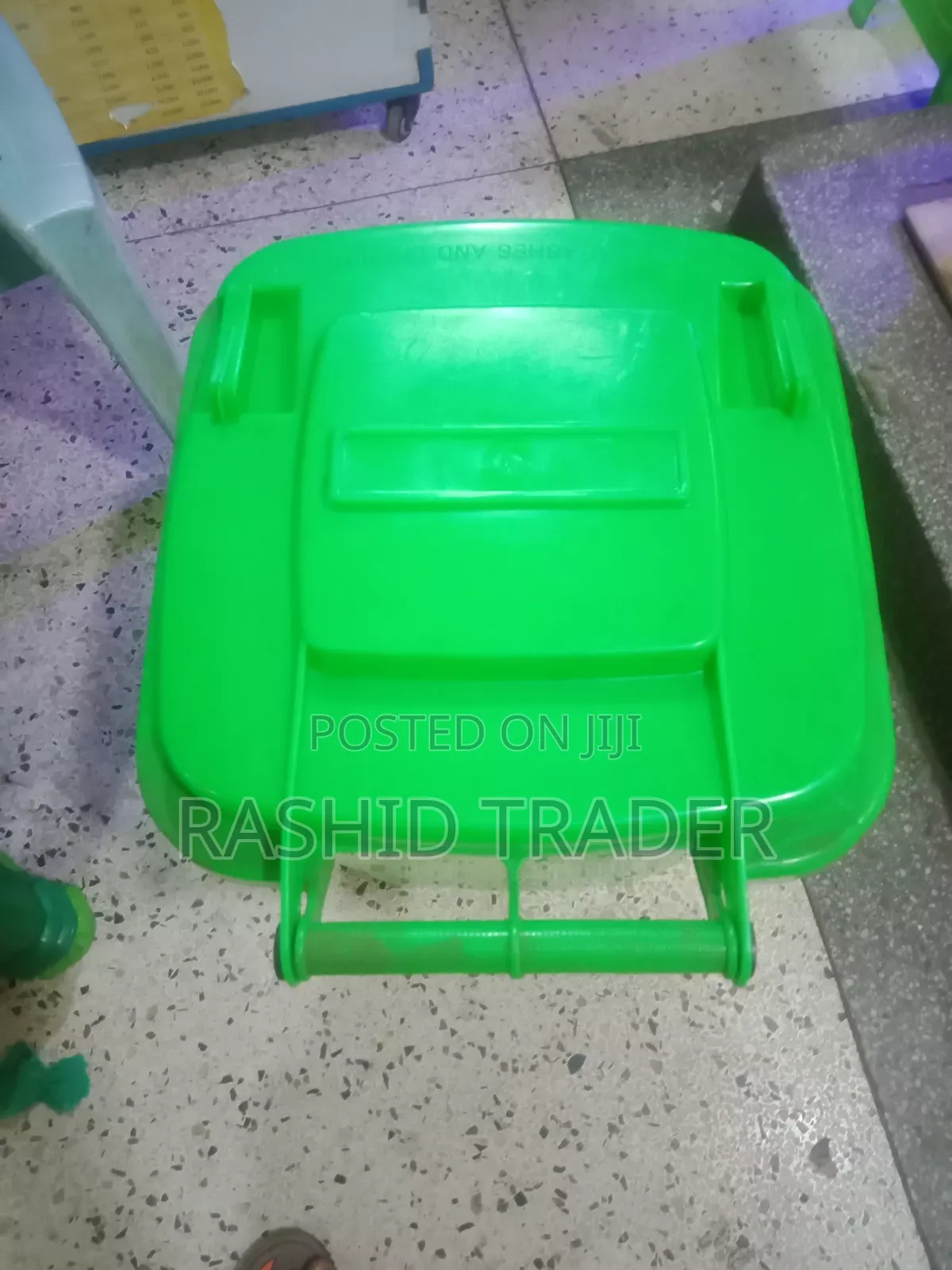 Green Plastic Dust Bin