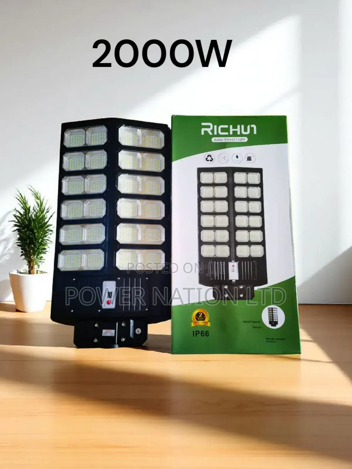 2000w Richui Solar Street / Security Light