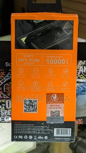 Zhy 10000mah Power Bank With Led Display